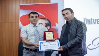 Üniversitemizde “ Akademik ve İdari Personel Ödül Töreni ” Düzenlendi