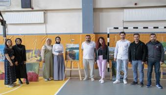 Üniversitemizde 19 Mayıs Bayramı Kapsamında  Karma Resim Sergisi Düzenledi