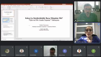 Üniversitemizde “Kıbrıs'ta Sürdürülebilir Barış Mümkün Mü?” Konulu Söyleşi Düzenlendi