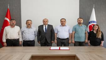 Üniversitemiz ile Sosyal Güvenlik İl Müdürlüğü Arasında İşbirliği Protokü İmzalandı