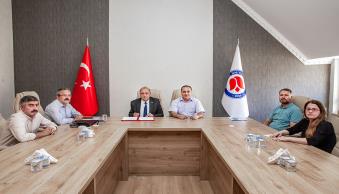 Üniversitemiz ile Sosyal Güvenlik İl Müdürlüğü Arasında İşbirliği Protokü İmzalandı