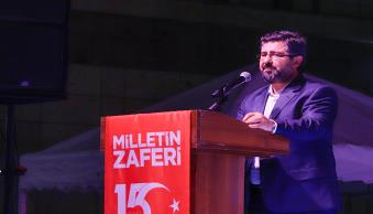 Rektörümüz 15 Temmuz Demokrasi ve Milli Birlik Günü Anma Programına Katıldı