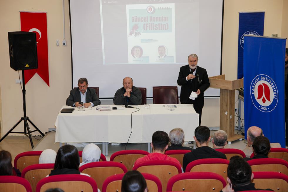 Üniversitemizde "Güncel Konular/Filistin” Konulu Söyleşi Düzenlendi