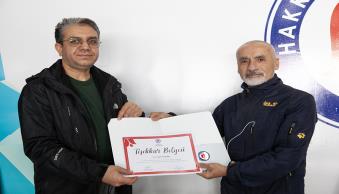 Rektörümüz Cumhuriyetin Yüzüncü Yılında Üç Kuşak Hakkâri Projesinin Görüşmecileri ile Bir Araya Geldi