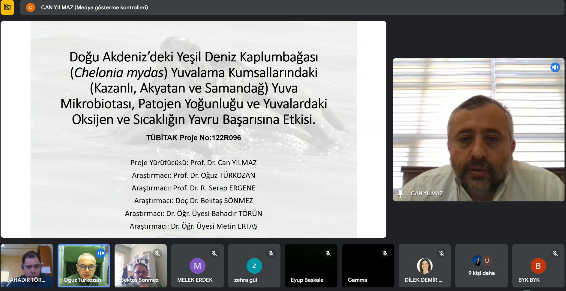 Üniversitemizde Deniz Kaplumbağalarının Korunmasına Yönelik Çalıştay Düzenlendi