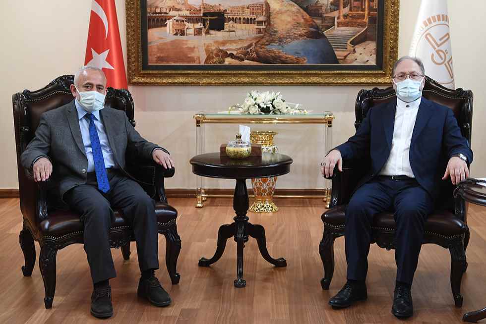 Rektörümüzden Diyanet İşleri Başkanlığı´na Ziyaret
