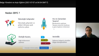 Üniversitemiz Personellerine Belge Yönetimi ve Arşiv Eğitimi Verildi