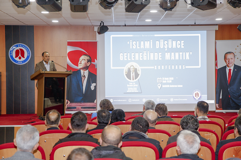 Üniversitemizde İslami Düşünce Geleneğinde Mantık Konulu Konferans Düzenlendi