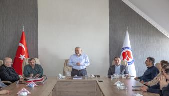 Rektörümüze Teşekkür Plaketi Takdim Edildi