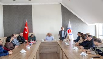 Rektörümüze Teşekkür Plaketi Takdim Edildi
