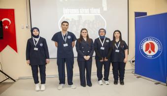Hemşirelik Bölümümüz Tarafından Üniforma Giyme Töreni Düzenlendi