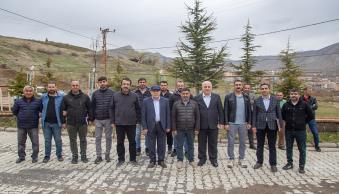 Rektörümüz Meslek Yüksekokulları Hizmet Binası İnşaat Alanında İncelemelerde Bulundu