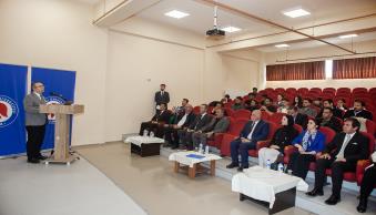Üniversitemizde “Kooperatifçilik Kültürünün Yaygınlaştırılması ve Kooperatif İşletmeleri” Konulu Seminer Düzenlendi