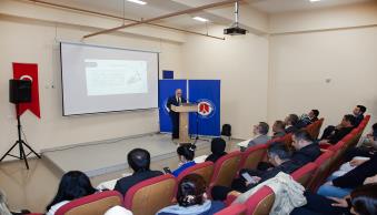 Üniversitemizde “Kooperatifçilik Kültürünün Yaygınlaştırılması ve Kooperatif İşletmeleri” Konulu Seminer Düzenlendi