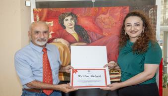 Üniversitemizde Yıl Sonu Karma Resim ve Heykel Sergisi Ziyarete Açıldı