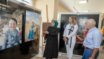 Üniversitemizde Yıl Sonu Karma Resim ve Heykel Sergisi Ziyarete Açıldı