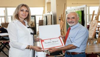 Üniversitemizde Yıl Sonu Karma Resim ve Heykel Sergisi Ziyarete Açıldı