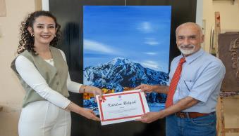 Üniversitemizde Yıl Sonu Karma Resim ve Heykel Sergisi Ziyarete Açıldı