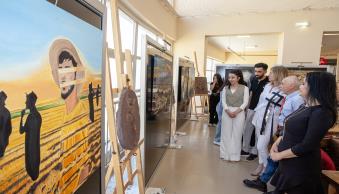 Üniversitemizde Yıl Sonu Karma Resim ve Heykel Sergisi Ziyarete Açıldı