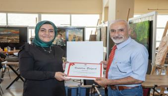 Üniversitemizde Yıl Sonu Karma Resim ve Heykel Sergisi Ziyarete Açıldı
