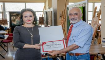 Üniversitemizde Yıl Sonu Karma Resim ve Heykel Sergisi Ziyarete Açıldı