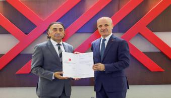 Rektörümüz Prof. Dr. Musa Gençcelep, Rektörlük Mazbatasını YÖK'te Düzenlenen Törenle Aldı