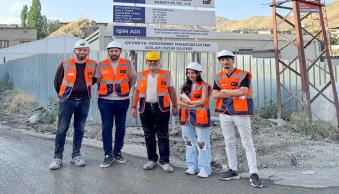 Öğrencilerimiz Teorik Bilgilerini İnşaat Alanında Pekiştirdi