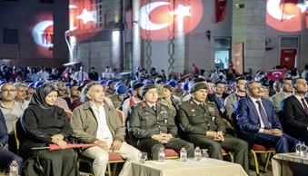Rektörümüz 15 Temmuz Demokrasi ve Millî Birlik Günü Programına Katıldı