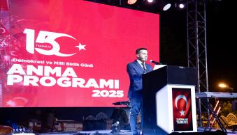 Rektörümüz 15 Temmuz Demokrasi ve Millî Birlik Günü Programına Katıldı