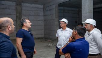 Üniversitemiz Üst Yönetimi Çölemerik MYO Binasında İncelemelerde Bulunundu