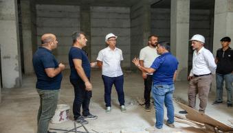 Üniversitemiz Üst Yönetimi Çölemerik MYO Binasında İncelemelerde Bulunundu