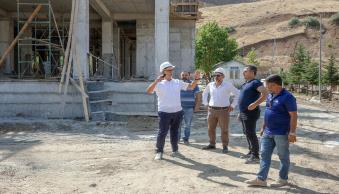 Üniversitemiz Üst Yönetimi Çölemerik MYO Binasında İncelemelerde Bulunundu