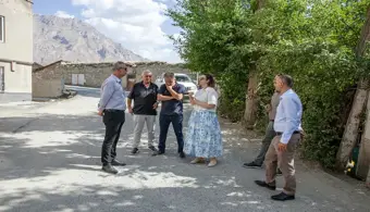 Rektör Vekilimiz ve Genel Sekreterimiz Kampüs Alanında İncelemelerde Bulundu