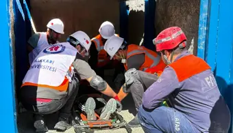 Üniversitemiz Personeline Arama Kurtarma Eğitimi Verildi