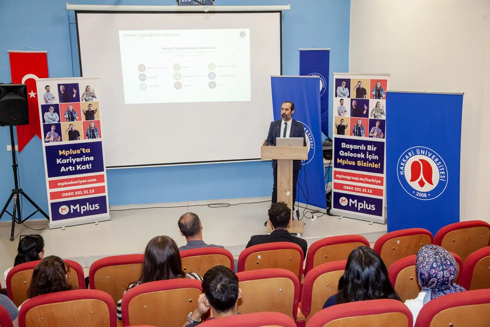 Üniversitemizde Mplus Türkiye ile Kariyer Buluşması Konferansı Düzenlendi
