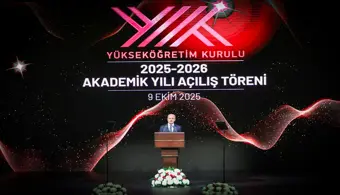 Rektörümüz Yükseköğretim Kurulu 2025-2026 Akademik Yılı Açılış Törenine Katıldı