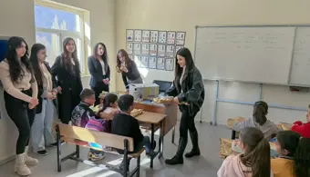 HÜDET’ten Proje Kapsamında Köy Okullarına Ziyaret