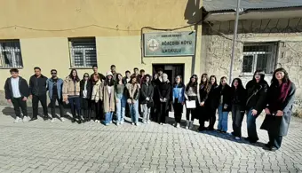 HÜDET’ten Proje Kapsamında Köy Okullarına Ziyaret