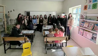HÜDET’ten Proje Kapsamında Köy Okullarına Ziyaret