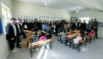 HÜDET’ten Proje Kapsamında Köy Okullarına Ziyaret