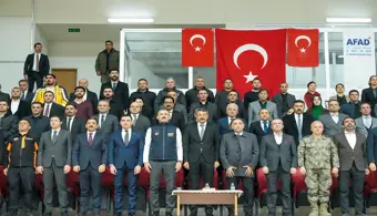 Rektörümüz AFAD Malzeme Teslim ve Sertifika Törenine Katıldı