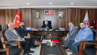 Genç Eğitim Sen Heyetinden Rektörümüze Ziyaret