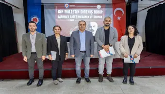 Üniversitemizde Bir Milletin Direniş Ruhu Mehmet Âkif Paneli Düzenlendi