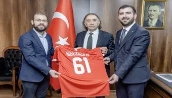 TÜGVA Genel Başkan Yardımcısından Rektörümüze Ziyaret
