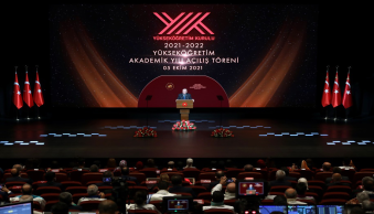Rektörümüz Cumhurbaşkanlığı Külliyesi’nde Gerçekleştirilen 2021-2022 Akademik Yılı Açılış Töreni’ne Katıldı