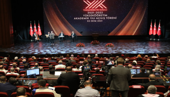 Rektörümüz Cumhurbaşkanlığı Külliyesi’nde Gerçekleştirilen 2021-2022 Akademik Yılı Açılış Töreni’ne Katıldı