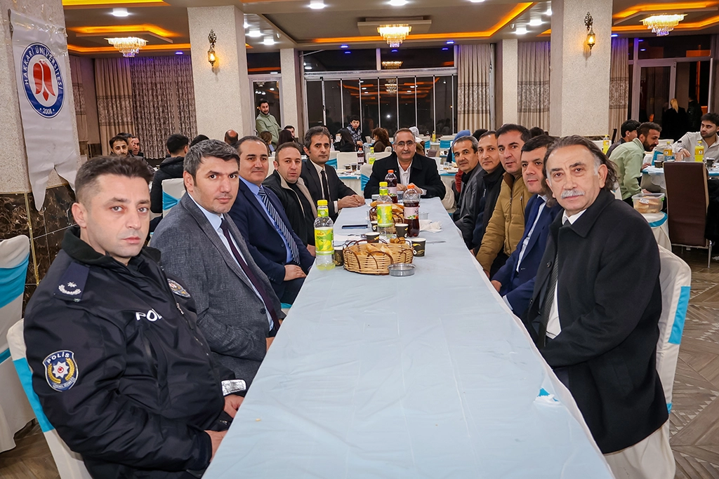 Rektörümüz Yüksekova’da Öğrenci ve Personelimiz İftarda Buluştu