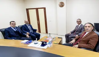 Rektörümüz Hakkari İdare Mahkemesi Başkanlıklarını Ziyaret Etti