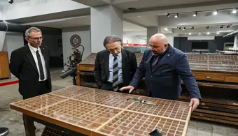 Rektörümüz Erzurum’da Hurufat Baskı Müzesi’ni Ziyaret Etti