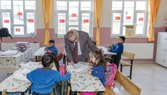 Rektörümüz Bay Köyü İlkokulunu Ziyaret Etti